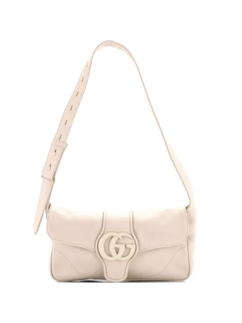Gucci Pre-Owned Monochrome Aphrodite Leather Small shoulder bag White A991O9JWLIBZAY86