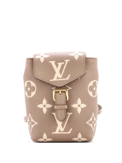 Louis Vuitton Pre-Owned Tiny Bicolor Monogram Empreinte Giant backpack Neutrals 9296TSWSBBUDAPAN