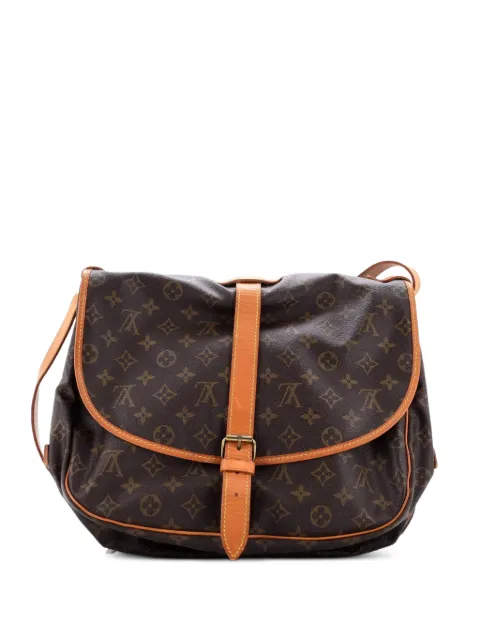 Louis Vuitton Pre-Owned Saumur Handbag Monogram Canvas 35 crossbody bag Brown WE26Q4U3SP5QWIFZ