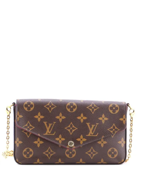 Louis Vuitton Pre-Owned Felicie Pochette Monogram Canvas crossbody bag Brown GZ7NI6LWX5PF8223