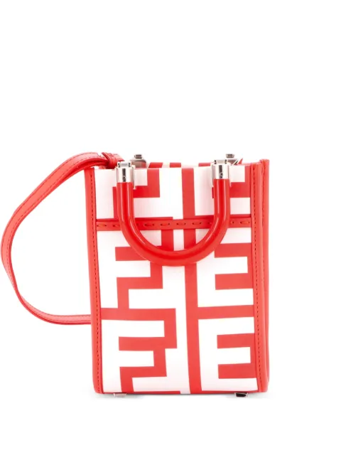 Fendi Pre-Owned x Marc Jacobs Sunshine Shopper Tote Printed Leather Mini crossbody bag Multicolour AQXAOGNMC3K34LBB