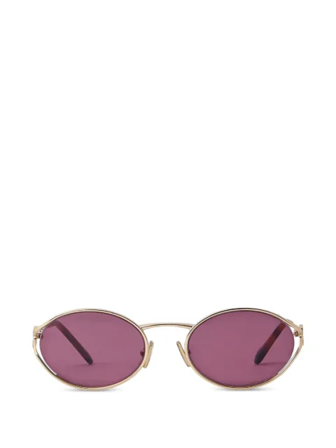 Miu Miu Eyewear logo sunglasses Gold MU52YS