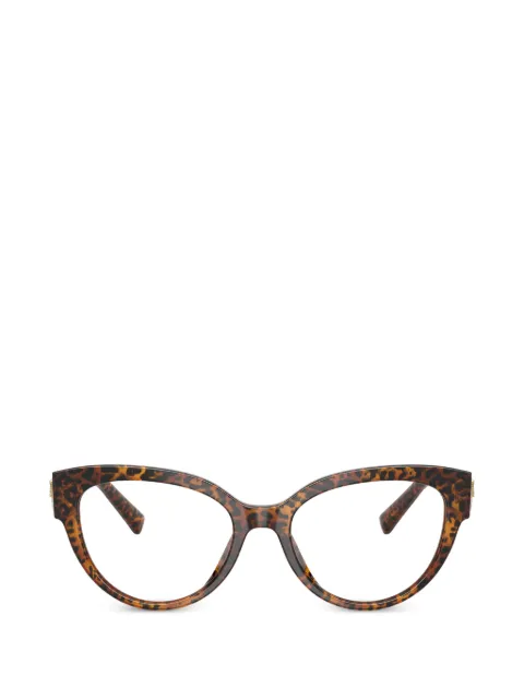 Dolce & Gabbana leopard-print cat-eye glasses Brown DG34403470