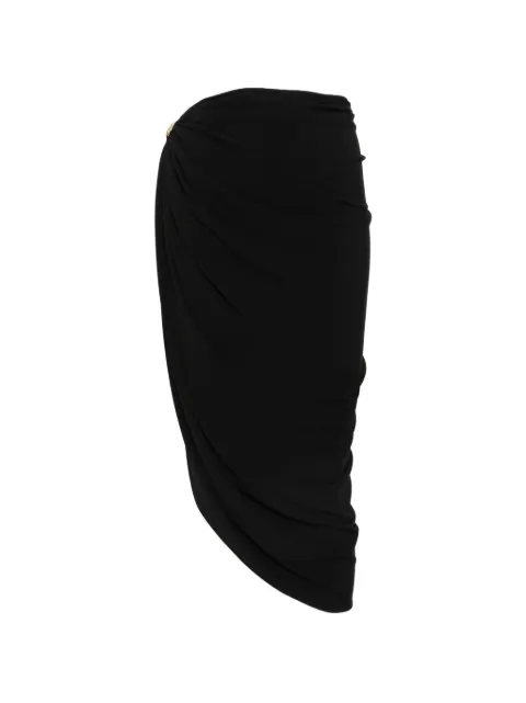 Sportmax draped asymmetric skirt Black 2622776011