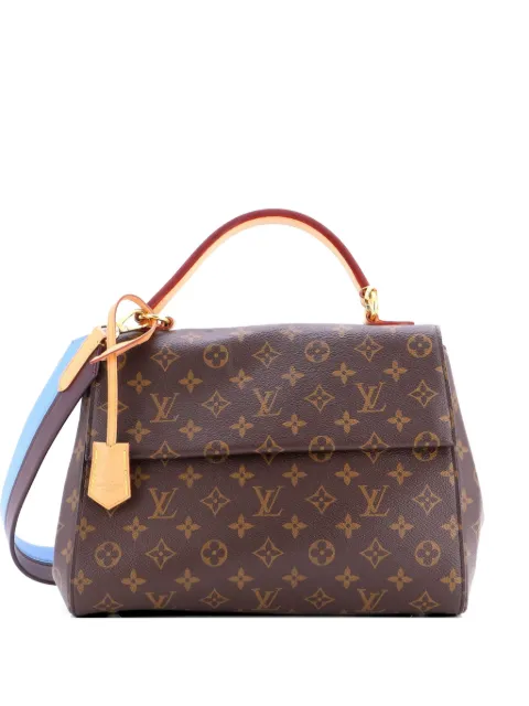 Louis Vuitton Pre-Owned Cluny Top Handle Bag Monogram Canvas MM shoulder bag Brown PIW8NEX7LX0IR7SV