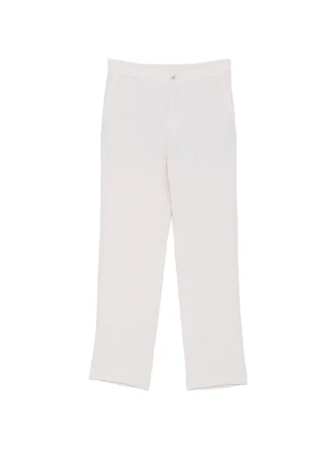 Incotex elasticated-waist linen trousers Neutrals 1T00057016A030030
