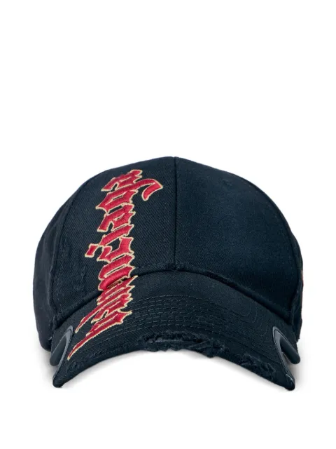 Balenciaga embroidered-logo cap Black 8465044F7B5