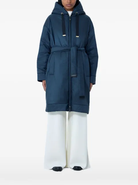 Max Mara Dionisio hooded coat Blue 2619491014600