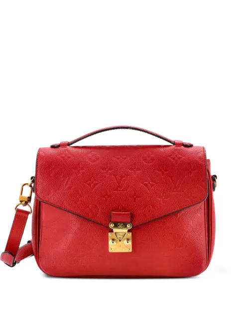 Louis Vuitton Pre-Owned Pochette Metis Monogram Empreinte Leather crossbody bag Red JFV9CHMH4RE2Y086