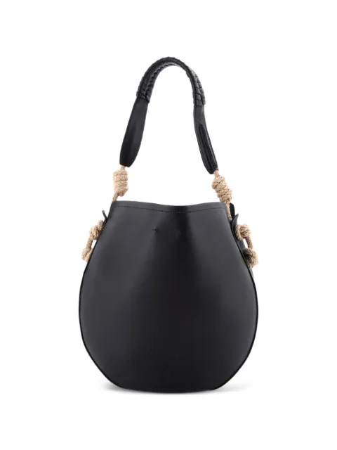 Prada Pre-Owned Tambour Leather with Rope Detail shoulder bag Black IX43CHYYBKOAFTPZ