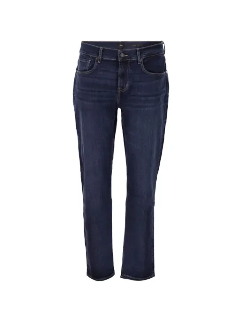 7 For All Mankind tapered five-pocket jeans Blue 7TB00C42U71VQ