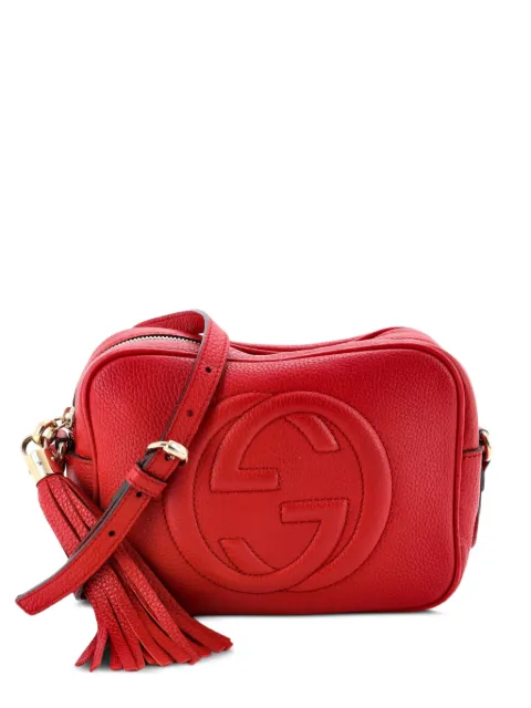 Gucci Pre-Owned Soho Disco Leather Small crossbody bag Red I8377Z0HDXPHS01X
