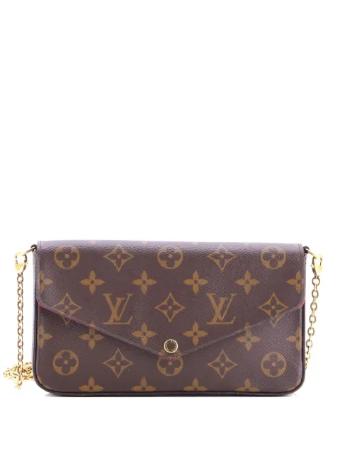 Louis Vuitton Pre-Owned Felicie Pochette Monogram Canvas crossbody bag Brown 39WKFYLABULMP35Z