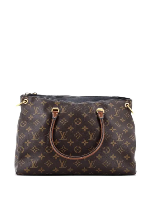 Louis Vuitton Pre-Owned Pallas Tote Monogram Canvas with Leather shoulder bag Brown 08J9LBOBMAG1CU4T
