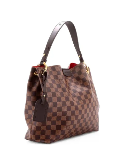 Louis Vuitton Pre-Owned Graceful Handbag Damier PM hobo bag Brown UKUHAPAGH249DQHK