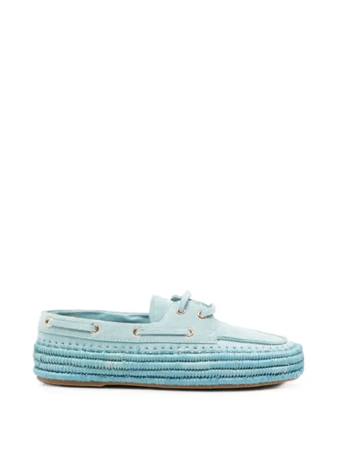 Paloma Barceló braided platform espadrilles Blue 302606