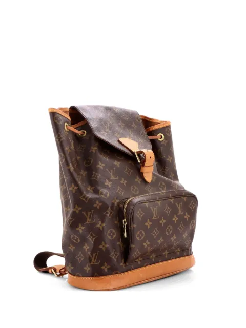 Louis Vuitton Pre-Owned Vintage Montsouris Monogram Canvas GM backpack Brown 78PCY25XX2KEHJMX