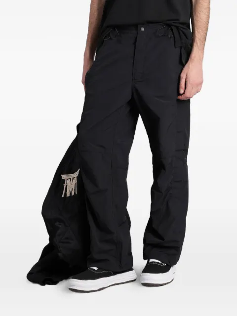 Maharishi Hakama logo-print cargo pants Black 7204
