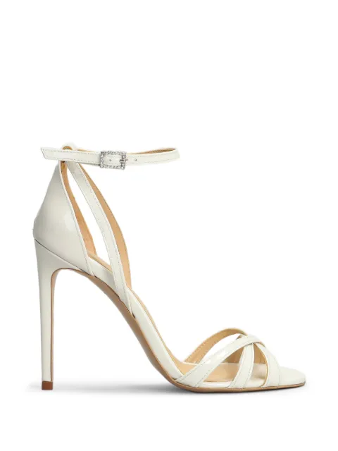 Fratelli Russo patent-finish strappy sandals Neutrals TESAS2611