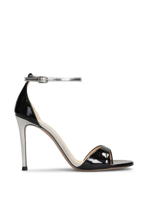 Roberto Festa patent-leather Vitis sandals Black VITIS
