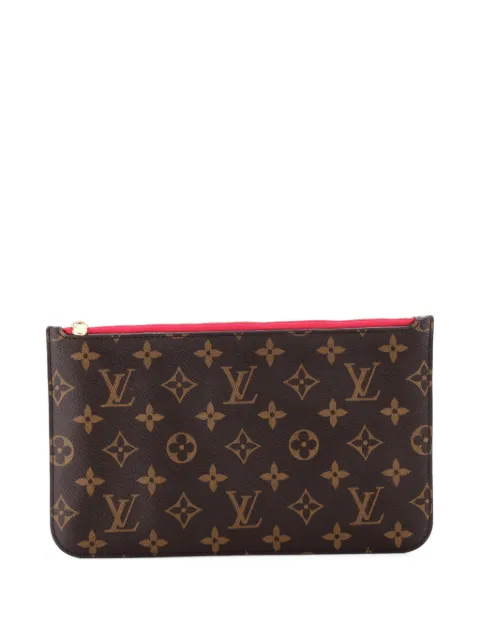 Louis Vuitton Pre-Owned Neverfull Pochette Damier Large pouch Brown OQHIEY3LZCADDAGT