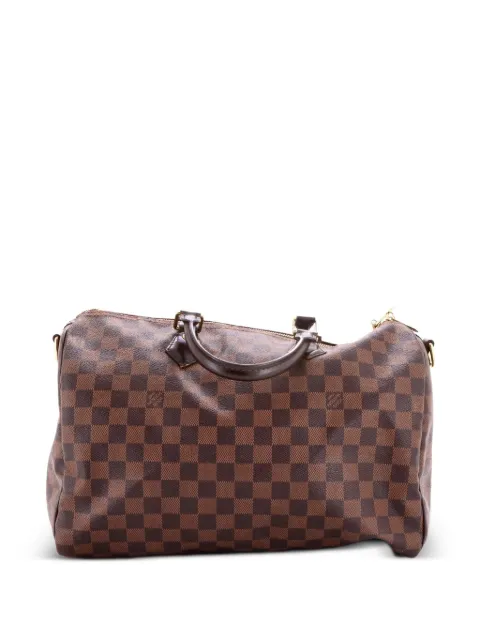 Louis Vuitton Pre-Owned Speedy Bandouliere Bag Damier 35 satchel Brown NHX7F7HN2B2MDV4X