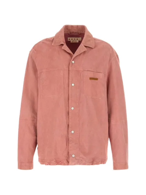 Marni suede shirt Pink CUMY0033A1ULA761