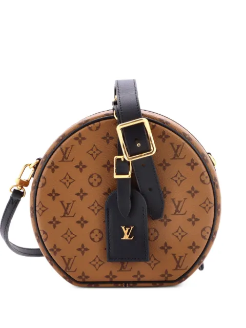 Louis Vuitton Pre-Owned Petite Boite Chapeau Bag Reverse Monogram Canvas shoulder bag Brown 0NAF00D0IZGRKE3Q
