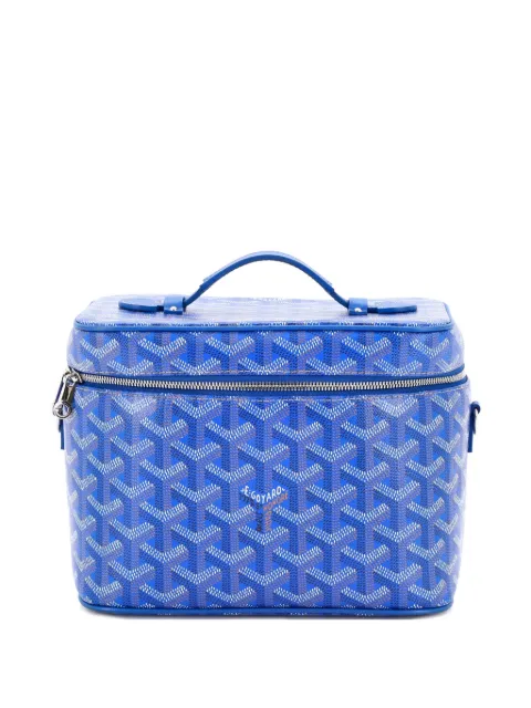 Goyard Pre-Owned Muse Vanity Case Coated Canvas pouch Blue R6CHKX8UI6S66QW7
