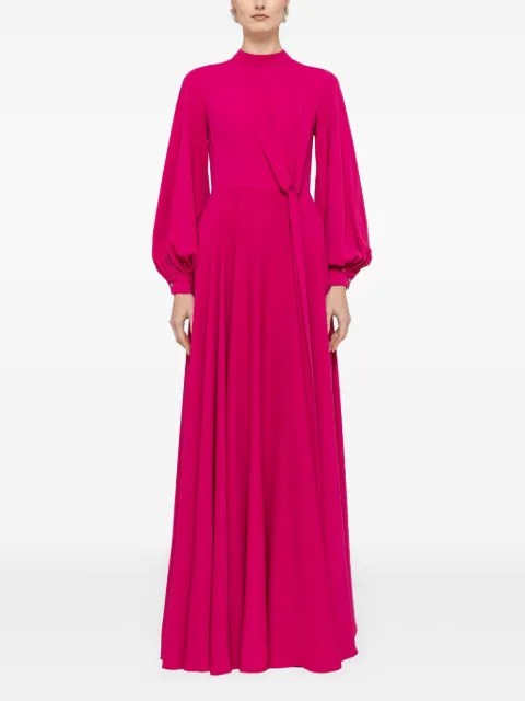 NISSA high-neck maxi dress Pink RS15706FUCHSIA