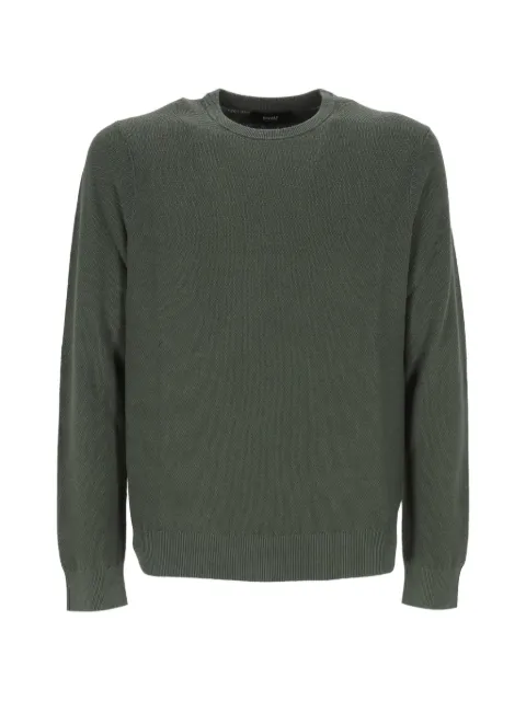 Ecoalf waffle-knit jumper Green MCMGAKNNARAN0650S26125
