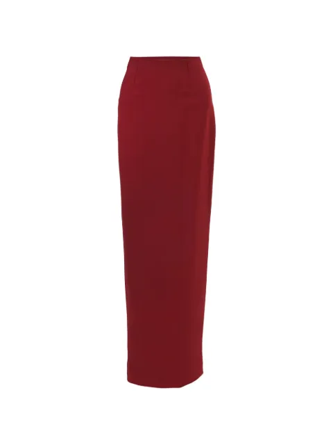 Carolina Herrera column skirt Red S2611N310BWT