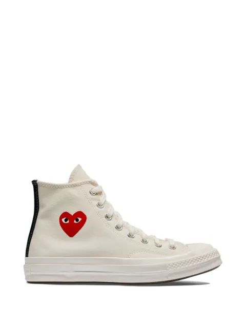 Comme Des Garçons Play heart hi-top sneakers Neutrals AZK129001