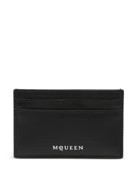 Alexander McQueen leather card holder Black 836138