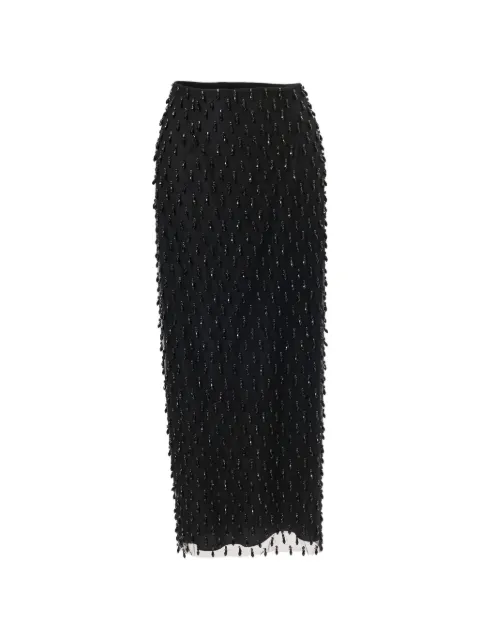 Carolina Herrera crystal-embroidered pencil skirt Black S2611E320NTU