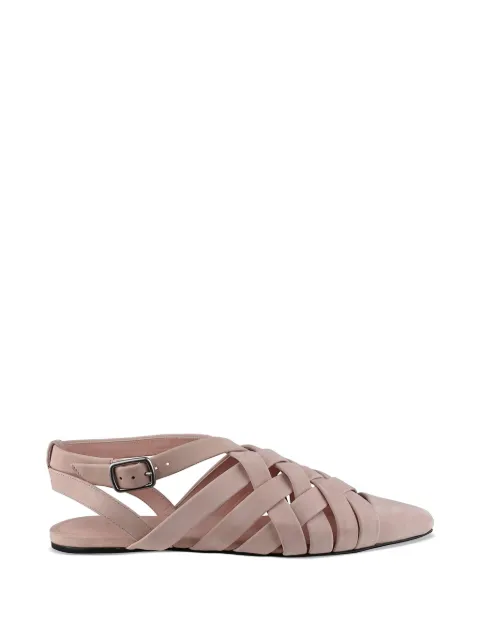 Loro Piana Silene woven sandals Pink FAQ2432