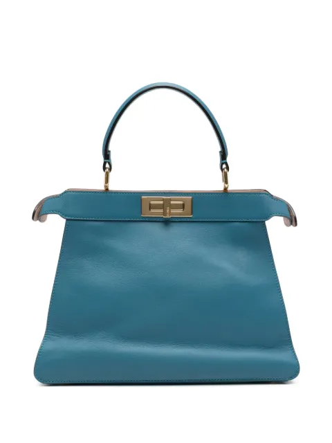 Fendi Pre-Owned medium Peekaboo ISeeU tote bag Blue FENDIPEEKABOOBLU