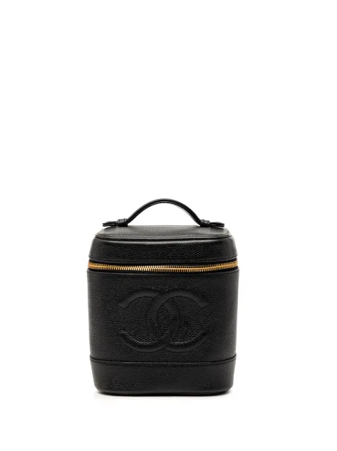 CHANEL Pre-Owned 2000-2002 CC Caviar vanity bag Black A43IIHJ2Q5WRDS8H