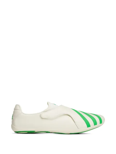 adidas x Pharrell Virginia Vario Flat Earther touch-strap leather sneakers Neutrals KI7669