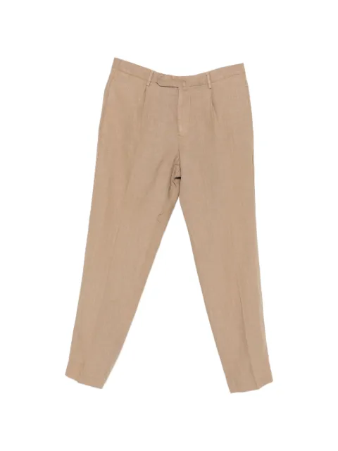 Dell'oglio belt-loops trousers Neutrals TCR3434