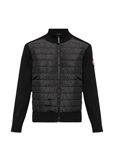 Canada Goose Hybridge quilted-front sweater Black 6830M0