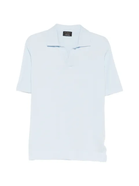 Dell'oglio short-sleeve cotton polo shirt Blue CR14R
