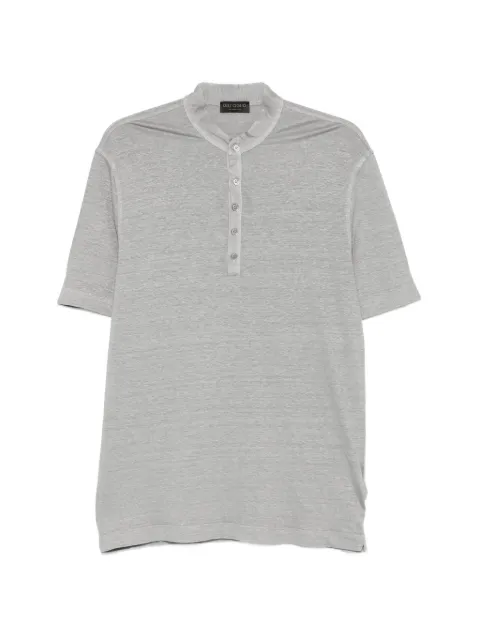 Dell'oglio button-placket T-shirt Grey JERLIN