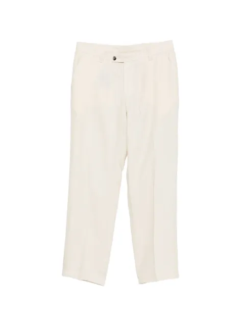 Dell'oglio pressed-crease trousers Neutrals 3259