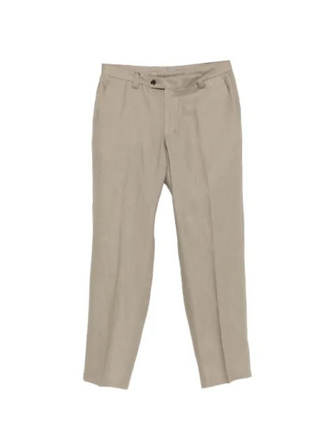 Dell'oglio pressed-crease trousers Neutrals 3259