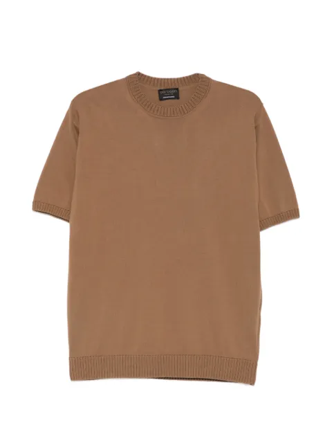 Dell'oglio short-sleeve knitted T-shirt Brown GC3MCCR14R