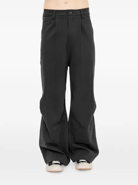 Joe Chia Xerx pleated trousers Brown PA2623B