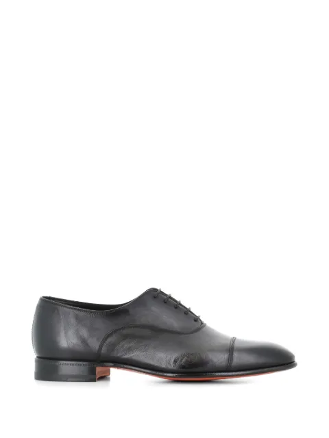 Santoni cap-toe lace-up oxford shoes Black MCAD18883LA35NUONSI