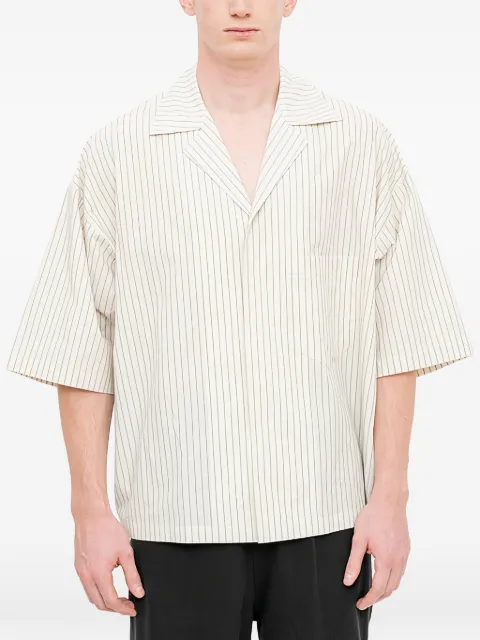 Joe Chia Kantra striped shirt White SH2614BG