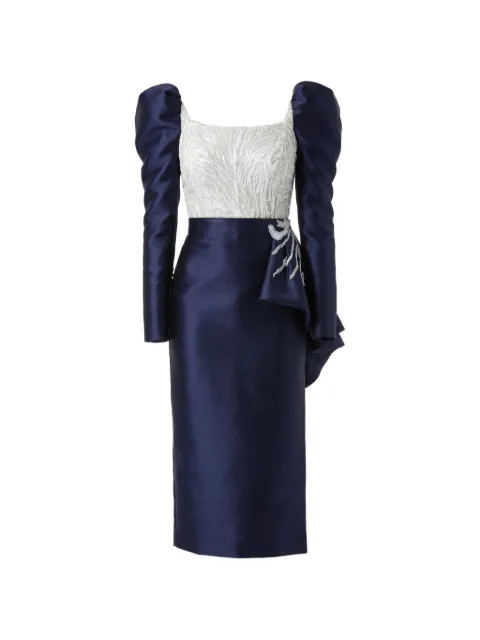 Gattinolli by Marwan beaded midi dress Blue GA6272